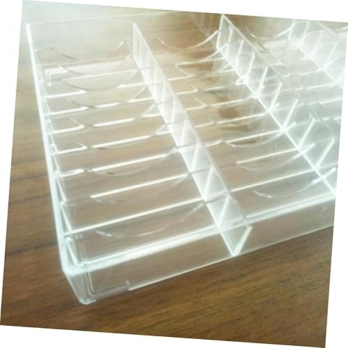 Miniatura 7 de Elegante organizador de almacenamiento de maquillaje acrílico 40 ranuras para sombra de ojos Blush caja de almacenamiento de acrílico grande