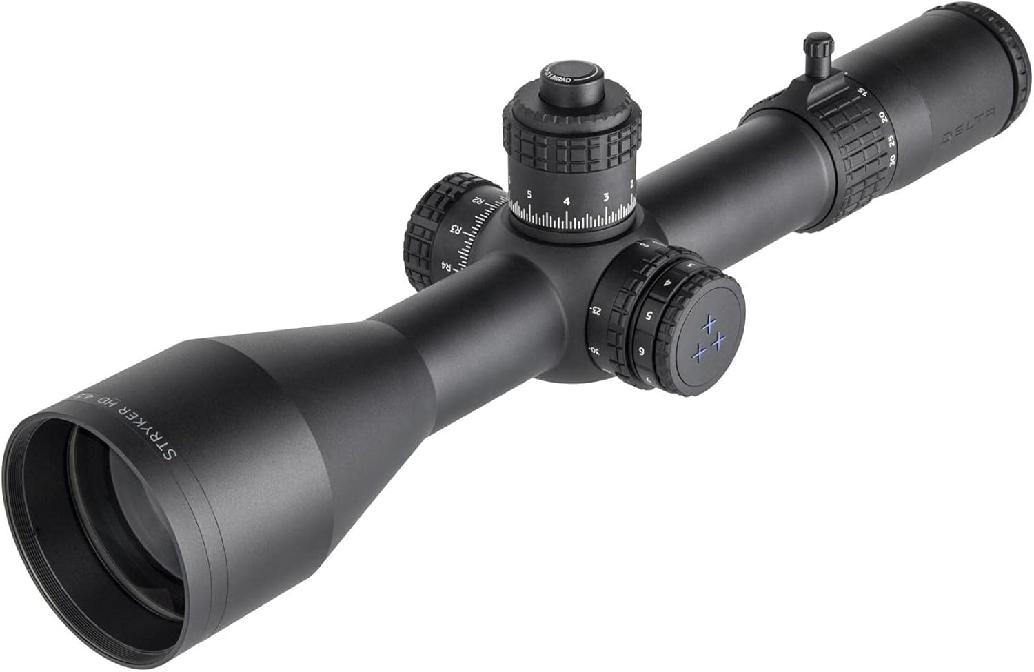 Delta Optical Stryker HD 4.5-30x56 FFP 34mm Mil/Mil (Latest Model with Locking Turrets)
