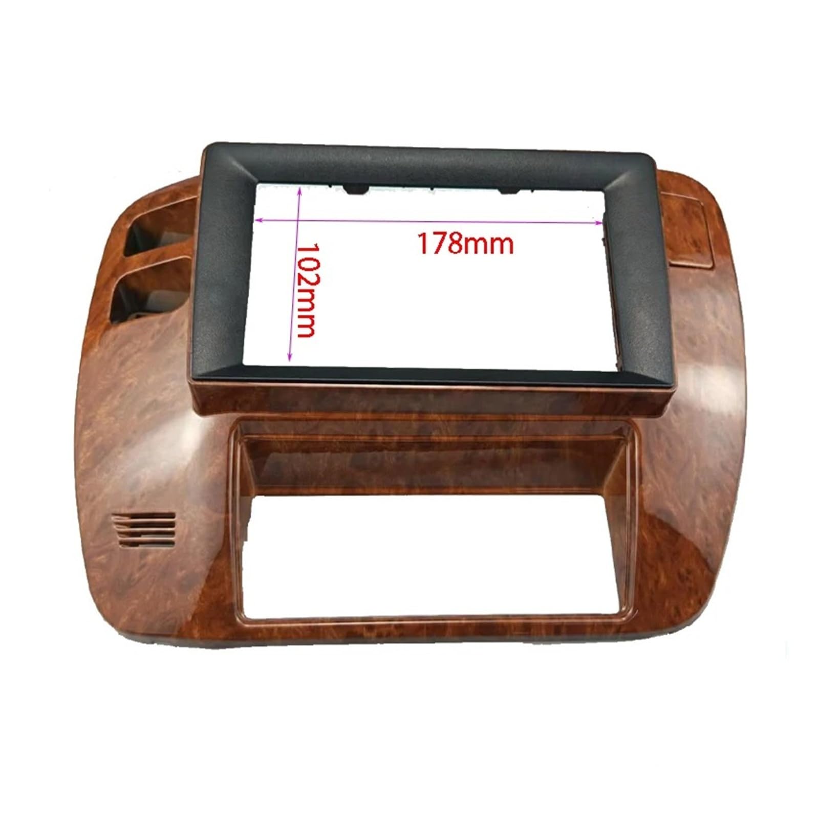 Mascherina Autoradio Cornice Stereo 2 DIN Autoradio Kit Telaio Video Audio Player Dash Pannello Lunetta Frontale per Nissan per Patrol 1997-2001 2002 2003 2004 2005