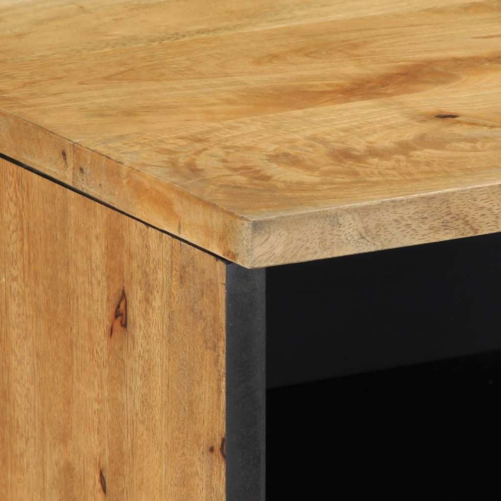 Szafka pod telewizor 100 x 33 x 46 cm lite drewno mango brązowy