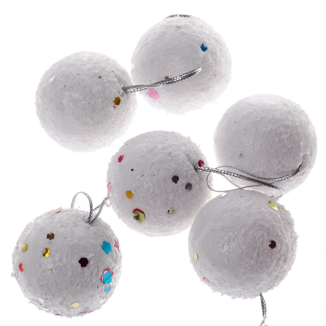 Futaba Snow Ball Shape Christmas Tree - 6 pcs - Pack of Three 2