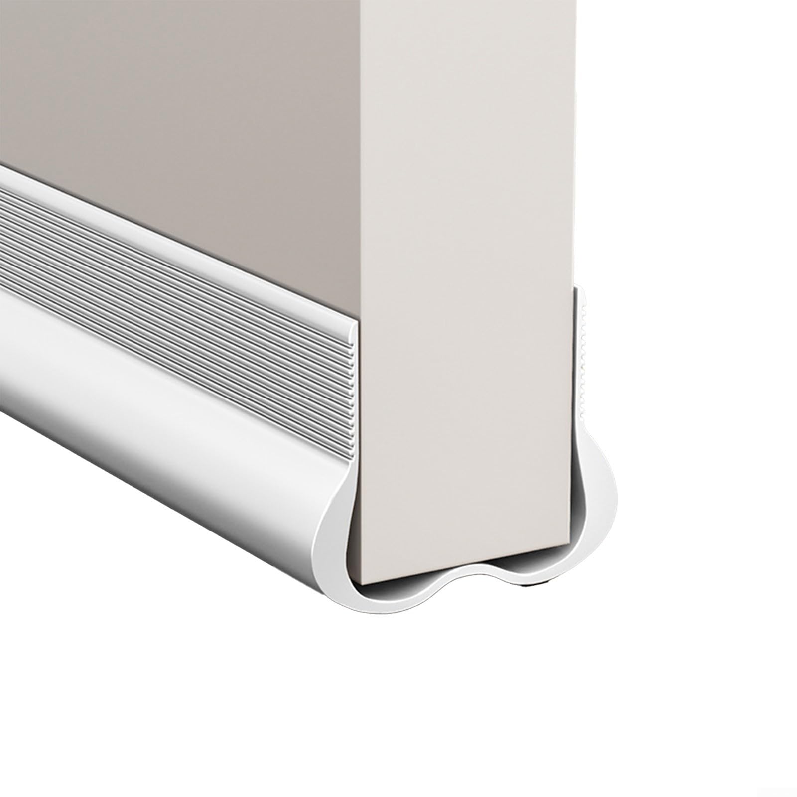 Cloudpower Draft Excluder for Doors, 93cm Under Door Draught Excluder PVC Flexible Door Strip Replacement Door Seals and Draught Excluders, White