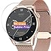 Vaxson 3 Pièces Film Protecteur d'écran Verre Trempé, compatible avec Aliwisdom DT 3 DT3 1.36" Smartwatch smart watch, 9H Screen Protector Guard Autocollant Neuf