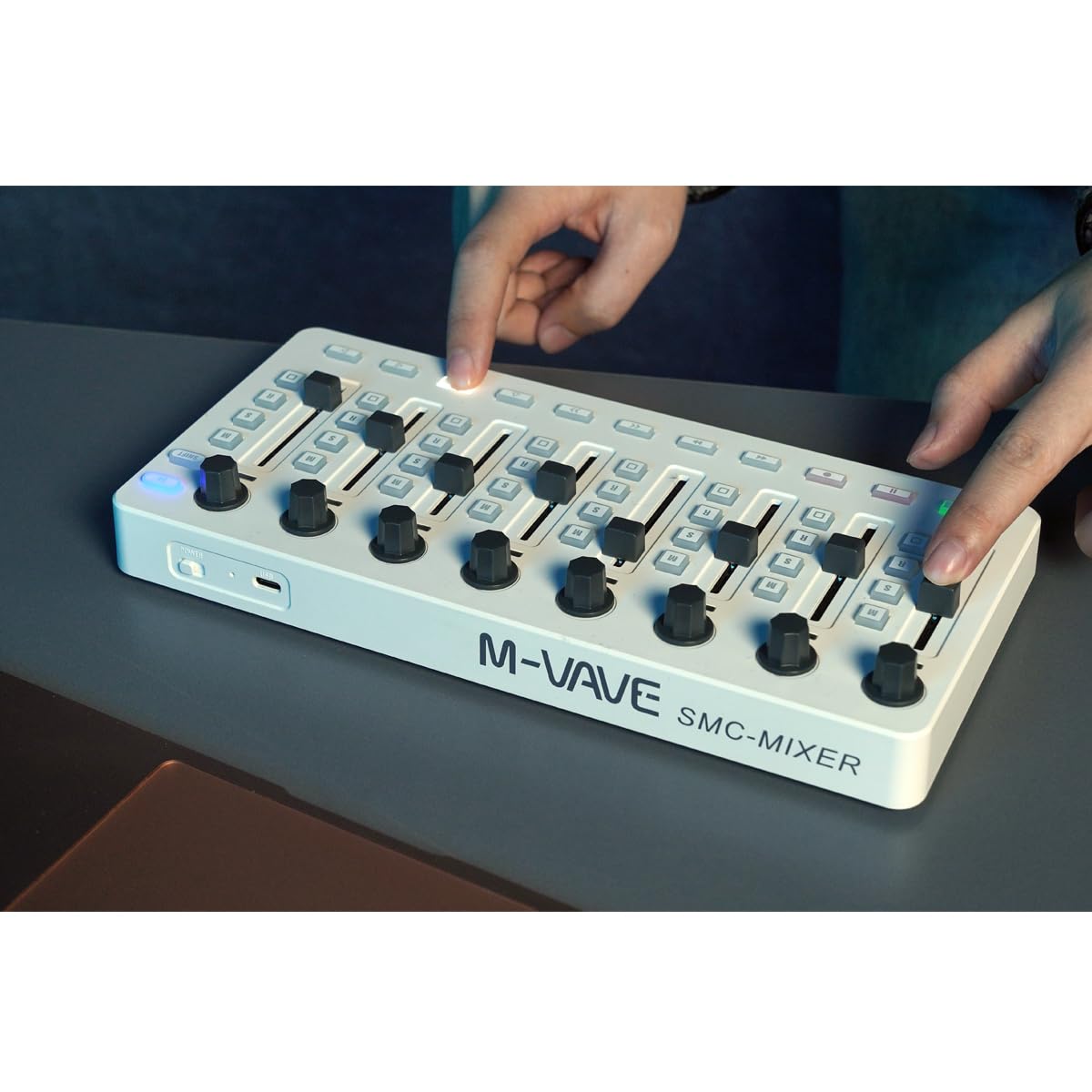 SMC-PAD MIDIパッド　M-VAVE M-Vave Pad - kontroler midi z USB-C, funkcja bezprzewodowa