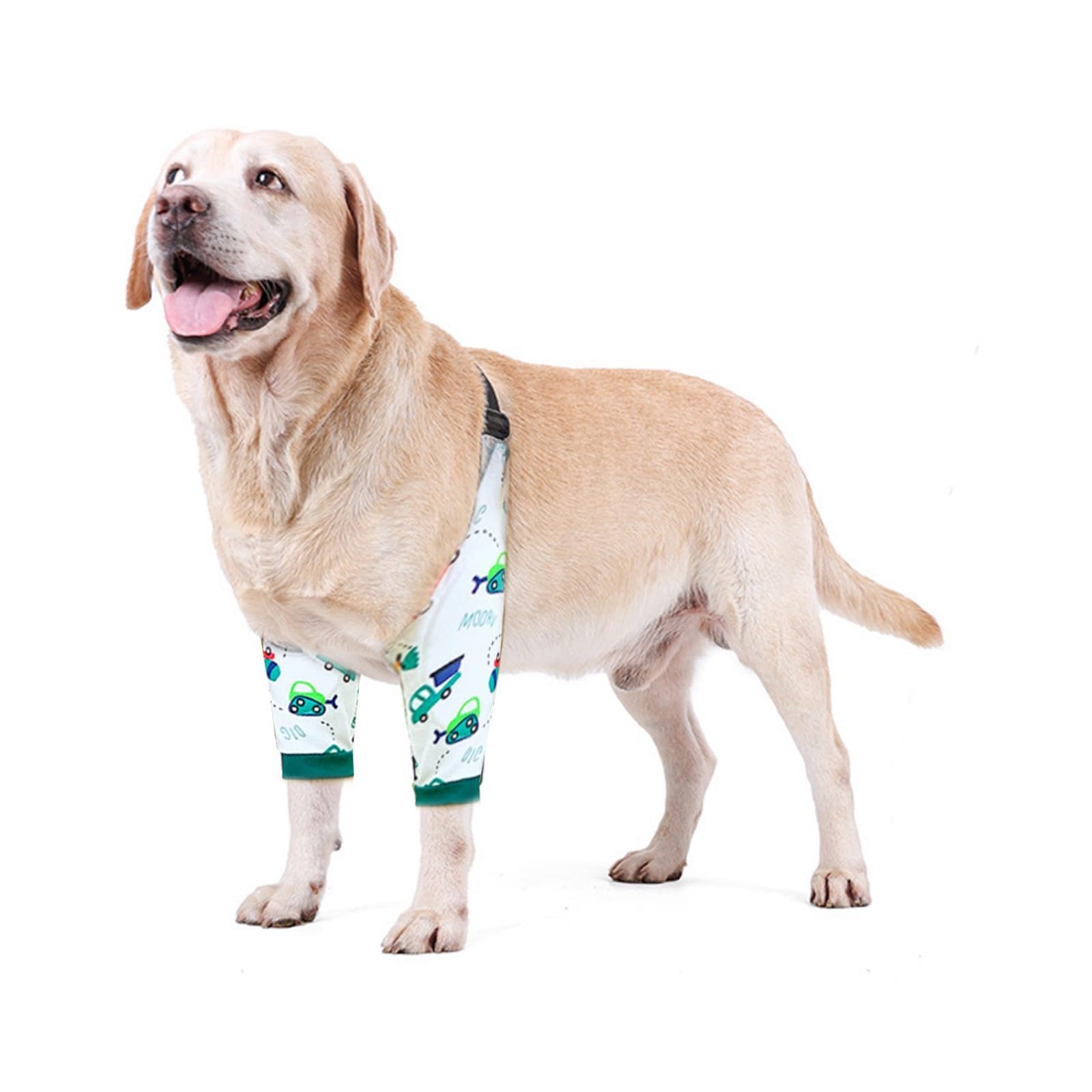 Blue Dream Island Dog Front Leg Braces Recovery Sleeve, Pet Knee Brace Wounds Protector for Medium Large Dog_5XL(Car) โ image 1