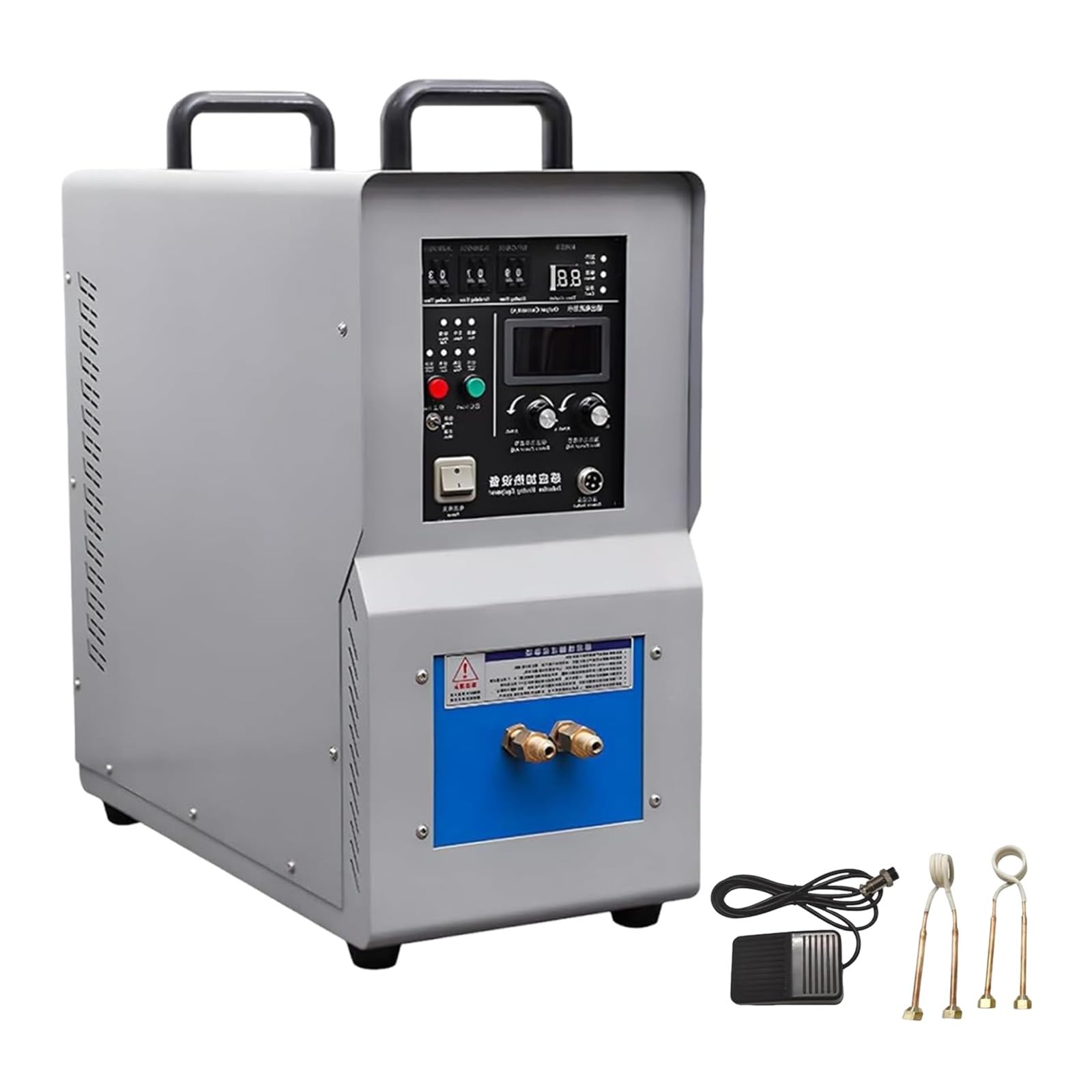 Xyfgodem 230V Induction Heating Furnace For Welding Copper Pipe - Metal Forging Machine With Smart Digital Display