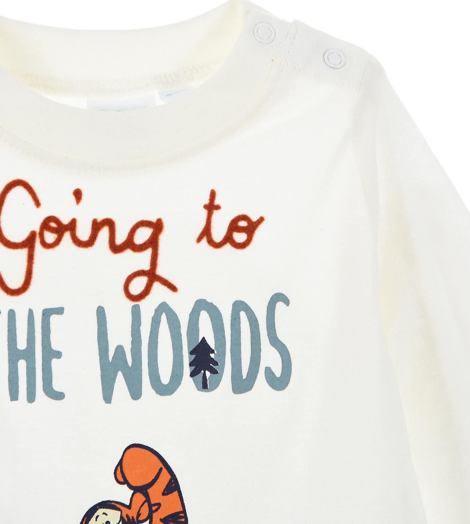 Maglia Neonato Disney Winnie The Pooh in Cotone Bimbo Maniche Lunghe 5532