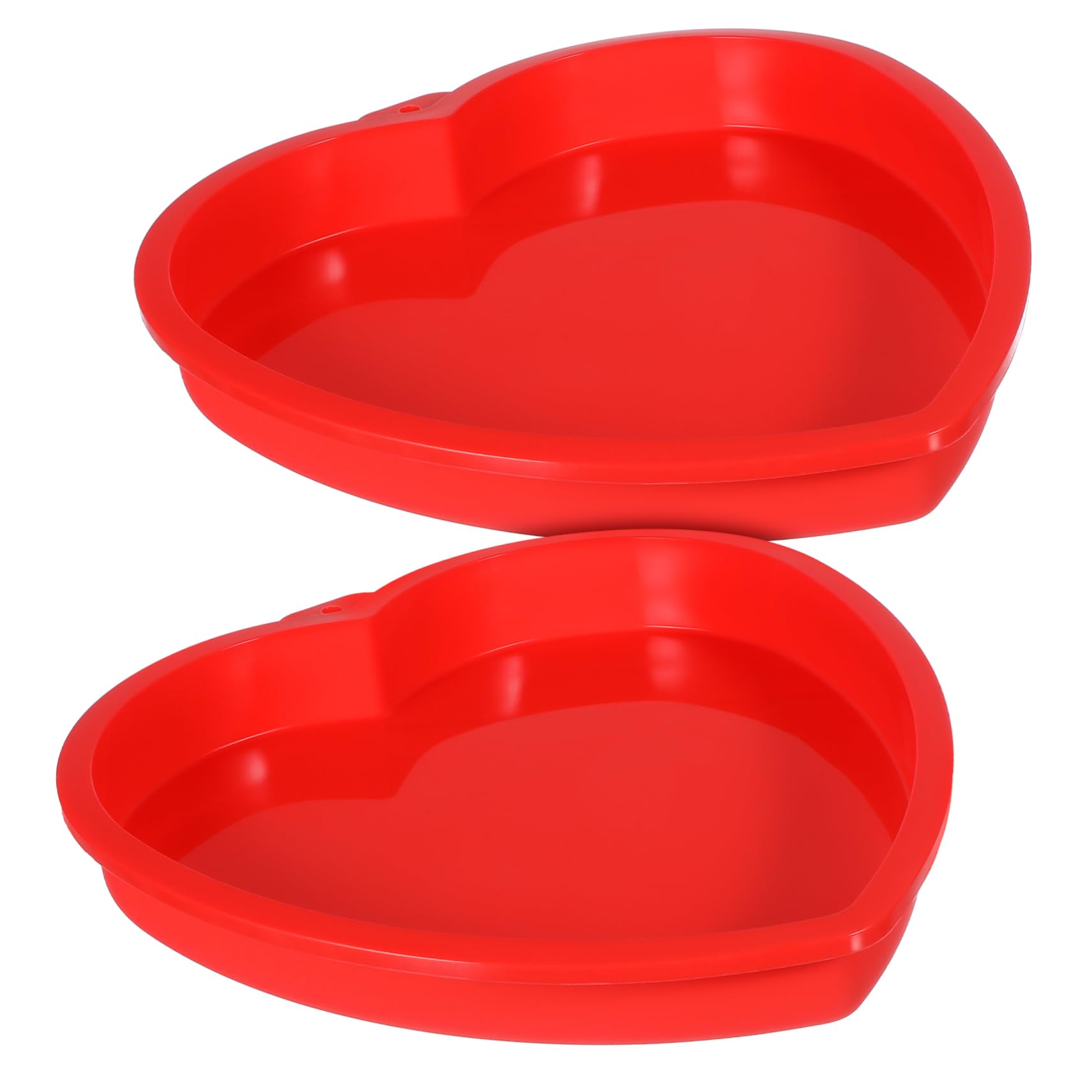 2piezas Moldes De Para Pasteles Forma De De Bandejas Para Hornear Aptas Para Brownies y Postres Románticos