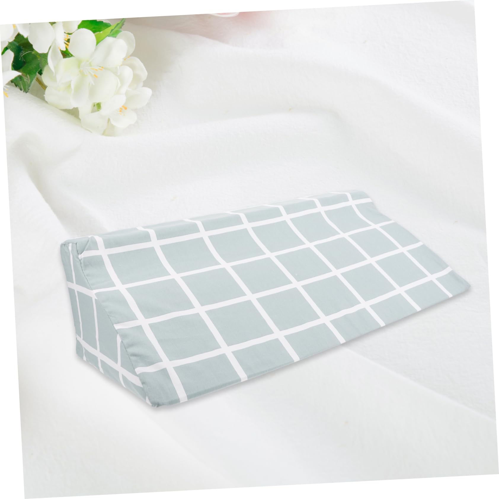 Ipetboom Cuña Pacientes de Espuma para Personas y en Alta Densidad para Multifuncional Almohada Triangular Cama Descanso Mayores en Reposo