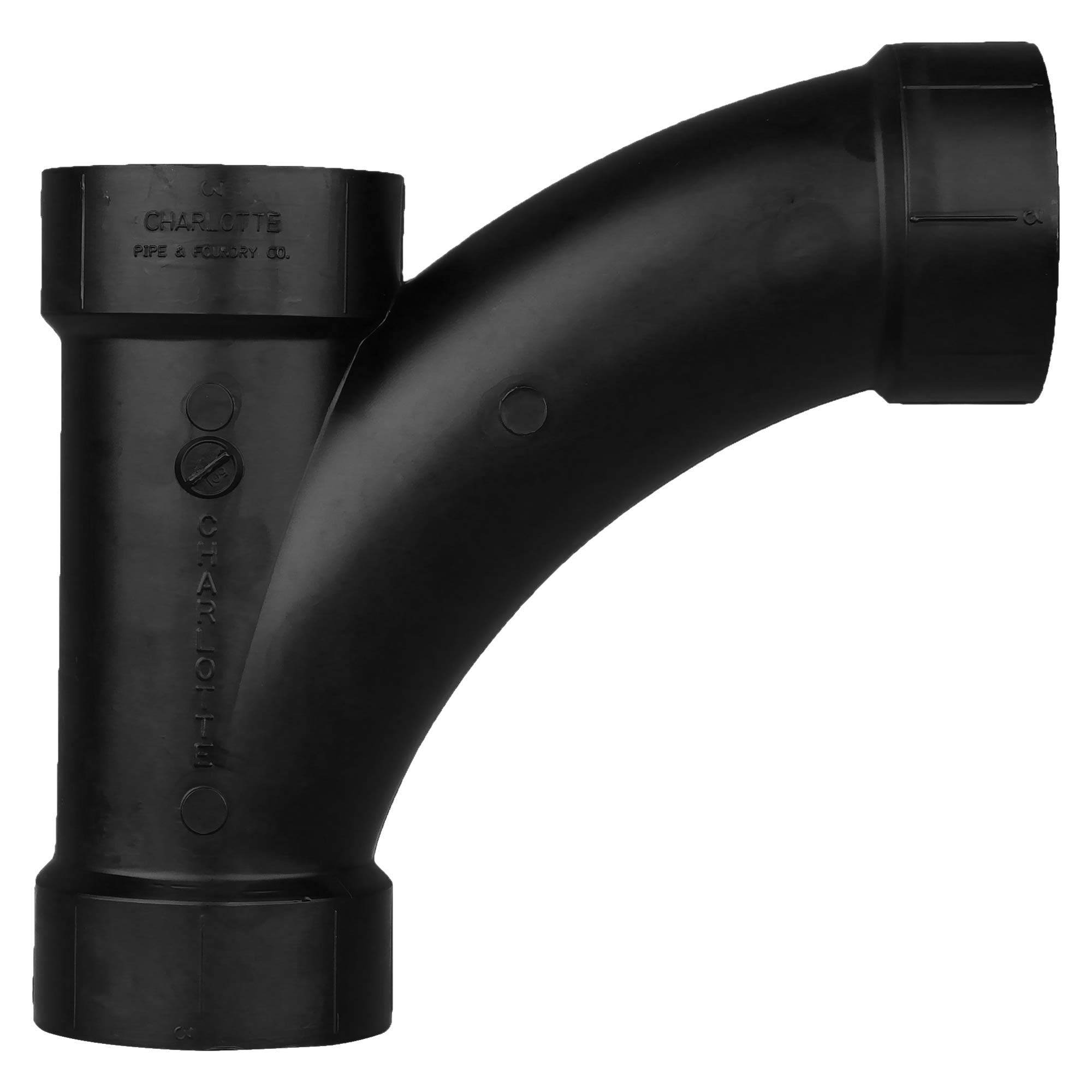 CHARLOTTE PIPE 3 DWV Pettine WYE & 1/8 Bend One Piece DWV (scarico, scarico e sfiato) (1 pezzo unità)