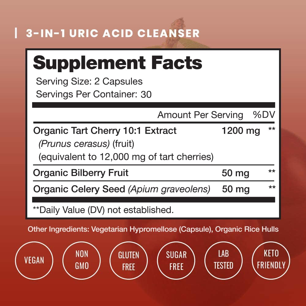 Buy Organic Tart Cherry Extract Capsules Tart Cherry Supplement with