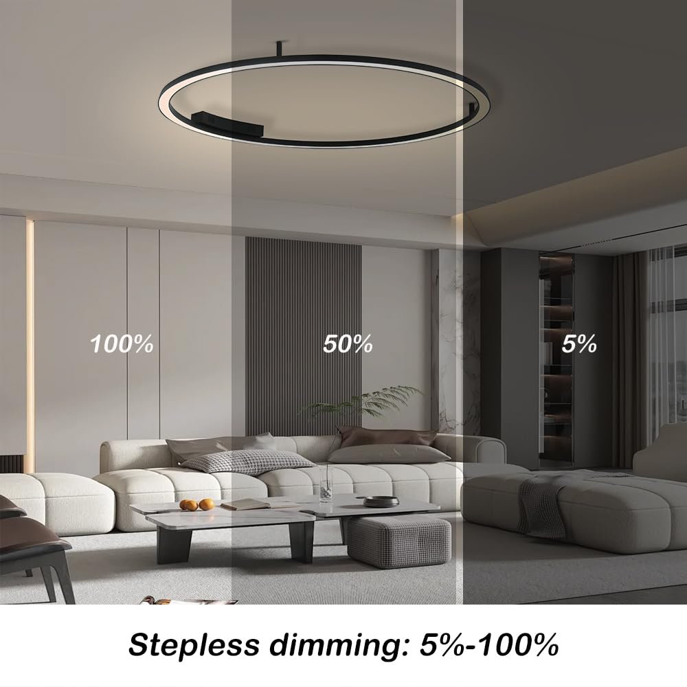 Immax NEO FINO Decken- (Wand-) Leuchte schwarz 120 cm 72 W 4752 lm Tuya Zigbee 3.0 mit Fernbedienung