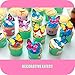 Butterfly cake Toppers 40Pcs Set, GUCUJI Chocolate Mousse Cake Cupcake Toppers Picks Decoration (4 Patterns X 10)