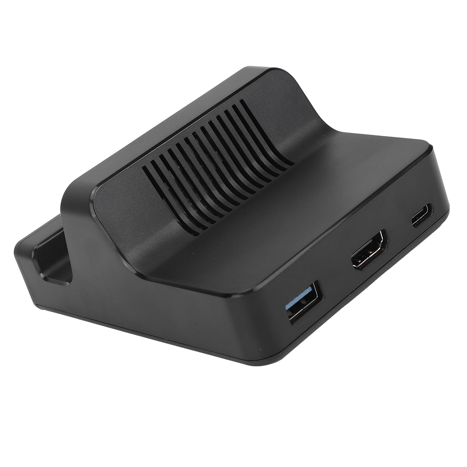 Gucagle Base TV adatta per 2 Console di gioco Dock Station 4K 60Hz Interfaccia HD Uscita 2.0 Luce RGB USB 3.0 Tipo C PD100W Portatile con ventola di raffreddamento per casa e viaggio