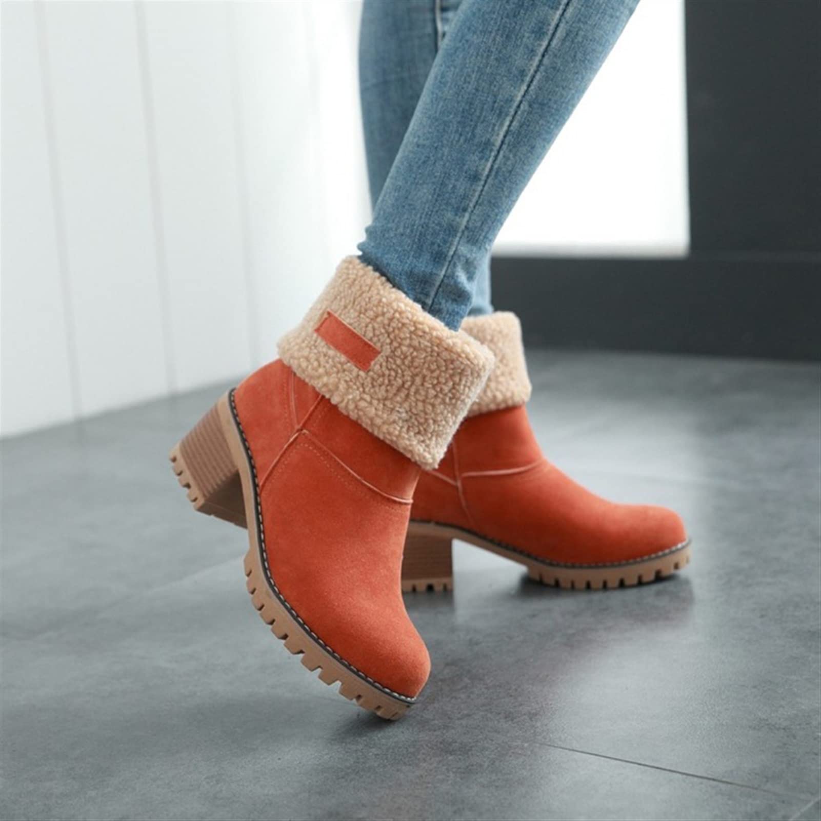 Amazon.com: YDYCG Womens Boots Female Winter Shoes Fur Snow