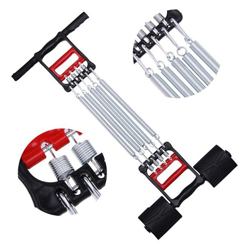 Chest Expander Federmuskelzieher - Federzieher Chest Expander Multifunktionales Armtraining Brustmuskeltraining Fitnessgerät Dreiwegezieher (Größe: 66 * 33 cm)