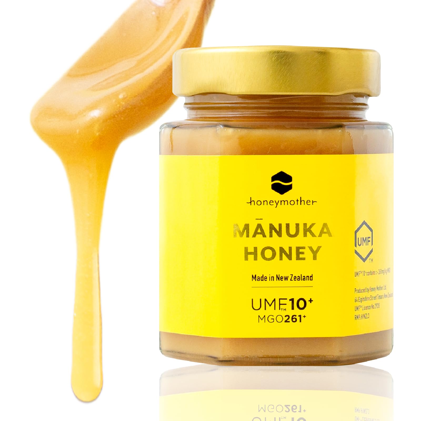 ハニーマザー　マヌカハニー　UME10+ MGO261 250g ２本 Amazon | マヌカハニー はちみつ 正規品 MGO261以上 (UMF10+) 250g UMF