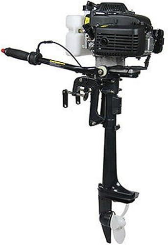 Motor fuera de borda Motor de barco de 4 tiempos 4.0 HP 2.8KW Motor marino de 52CC motor marino con sistema CDI de refrigeración por aire y arranque