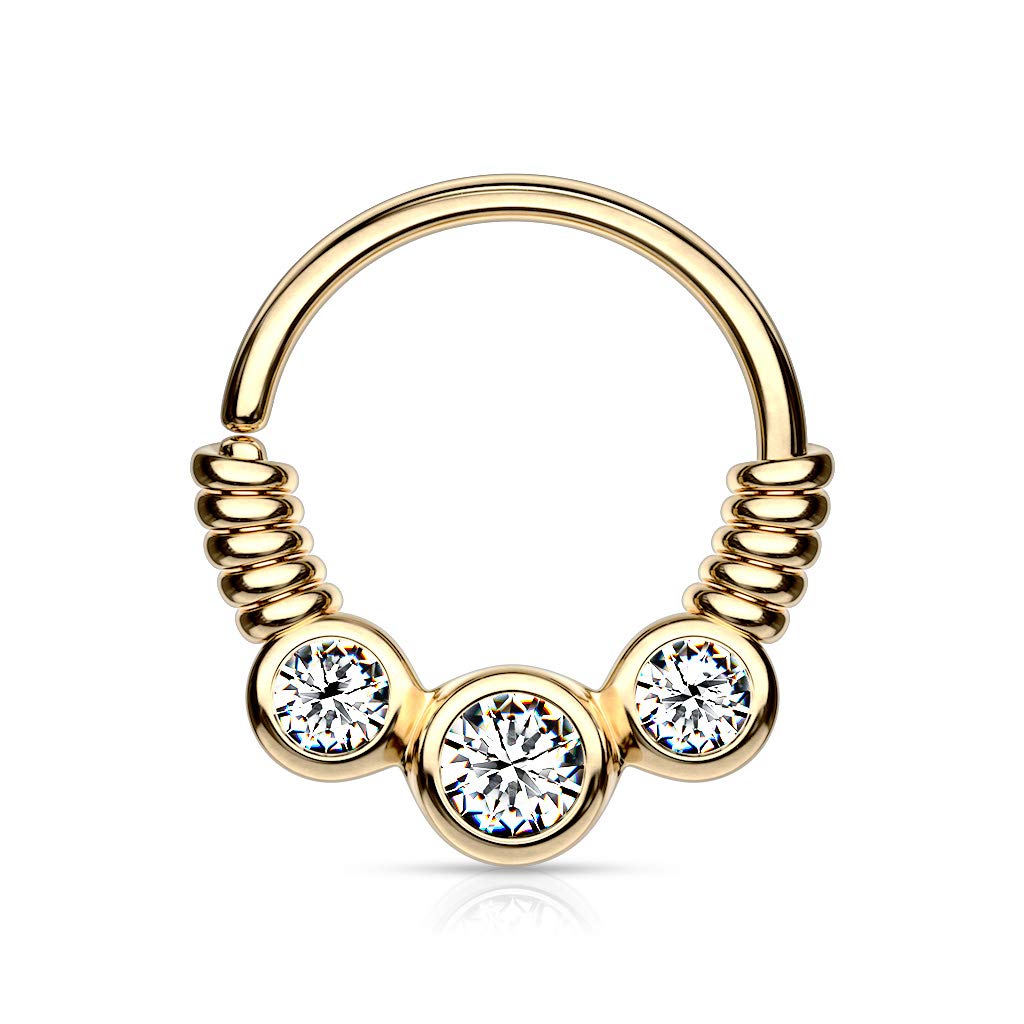 Via Mazzini Gold Plated Non-Piercing Clip-On Nose Ring for Women And Girls (NR05087) 1 Pc (B09M8Q78DC) Amazon Price History, Amazon Price Tracker