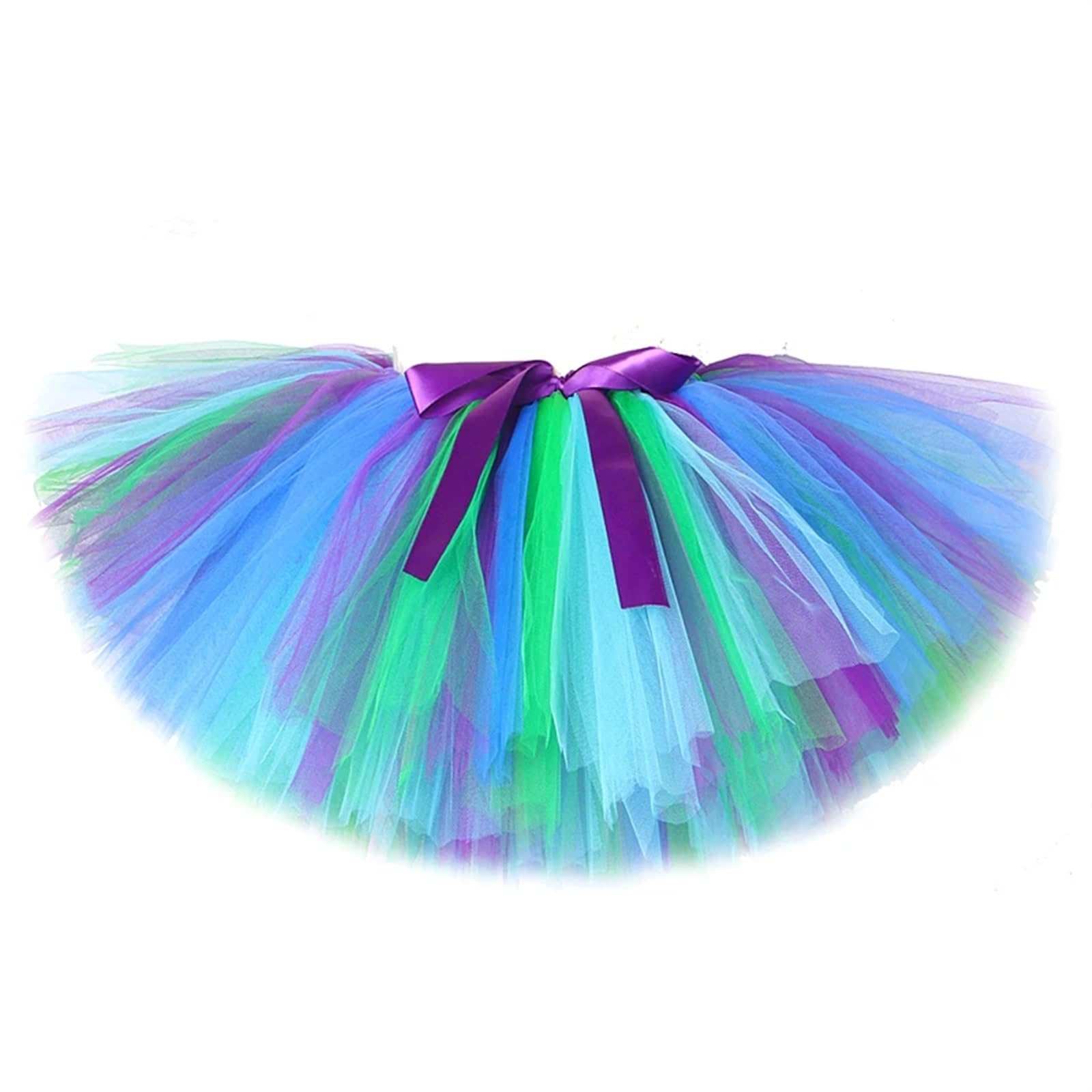 Falda Tutu Falda tutú for niñas, Traje de tutú de Ballet Esponjoso for niños, Disfraces de cumpleaños, Vestido de Fiesta de Princesa para Baile,Cumpleaños,Fiesta(Only Skirt,14T)