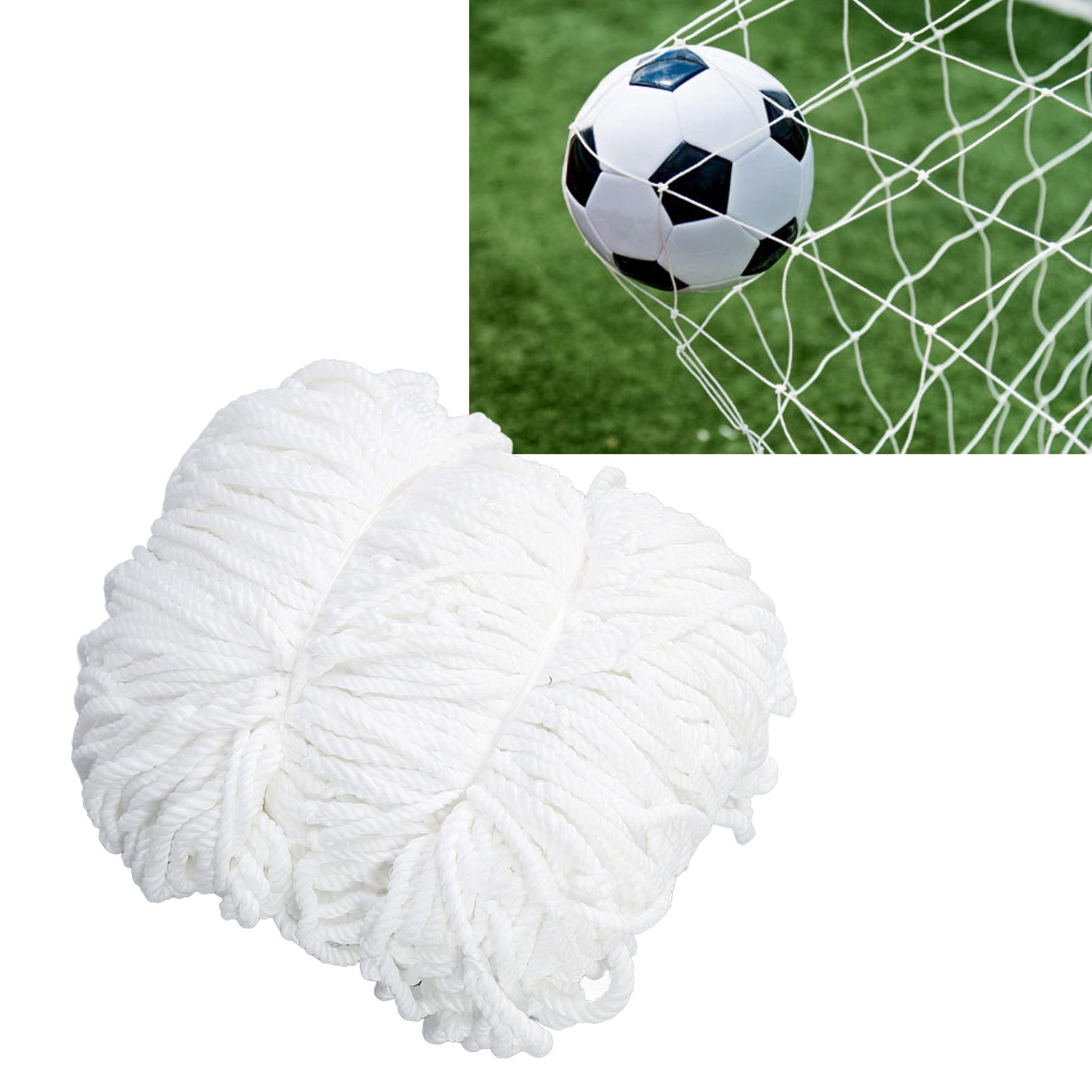 Soccer Goal Net, Light Weight Sport Soccer Net, Portable Soccer Playing Sports Netting for Outdoor Kid Football Training Practice Match