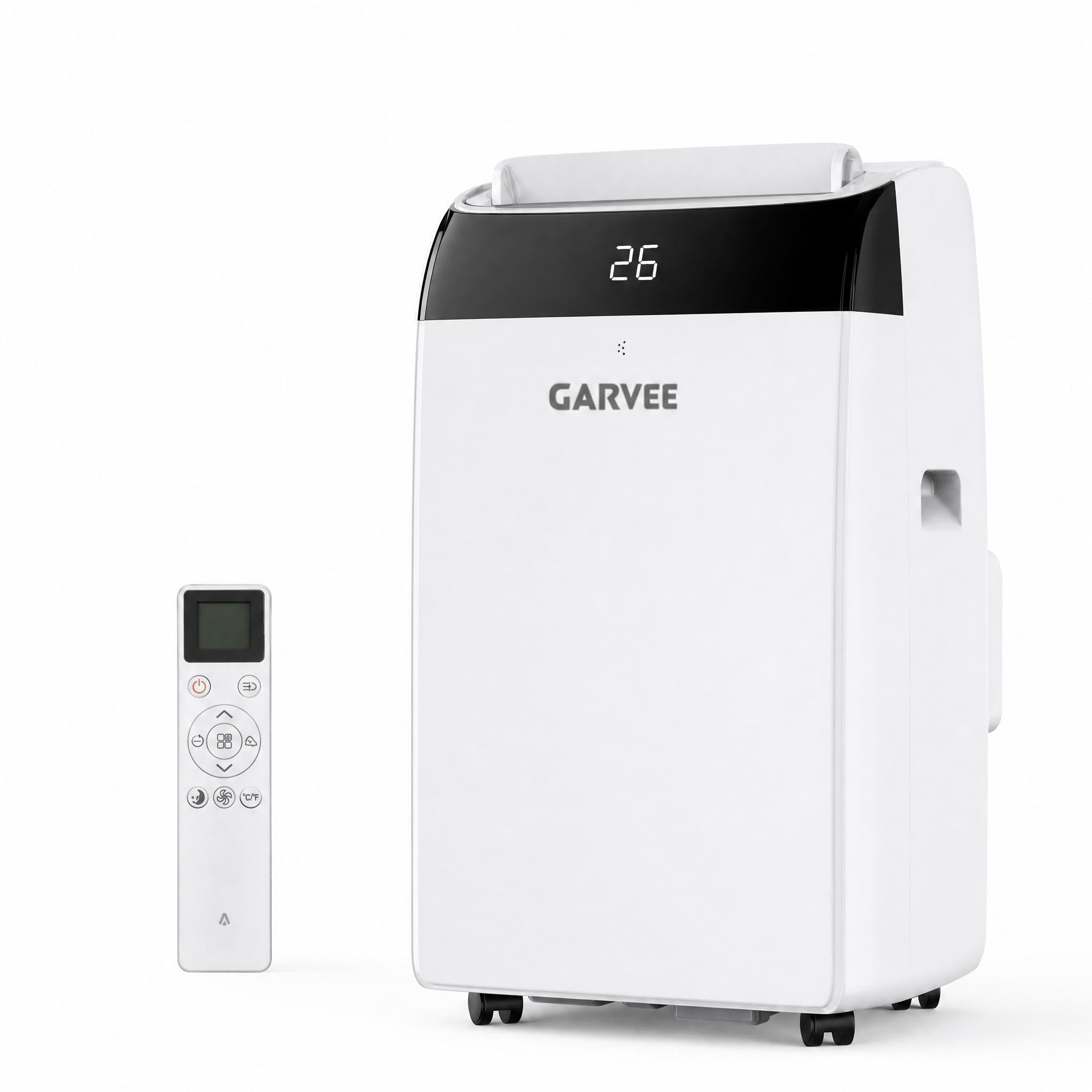 12000 BTU Portable Air Conditioner, 3-in-1 Cooling Fan Dehumidifier, 30 Pints/Day, R290 Low Energy, Remote Control 24H Timer for Large Rooms Up to 550 Sq.ft
