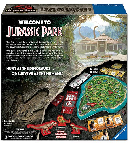 Ravensburger Jurassic Park Danger! Adventure Strategy Game For Kids & Adults Age 10 & Up! #TOP2