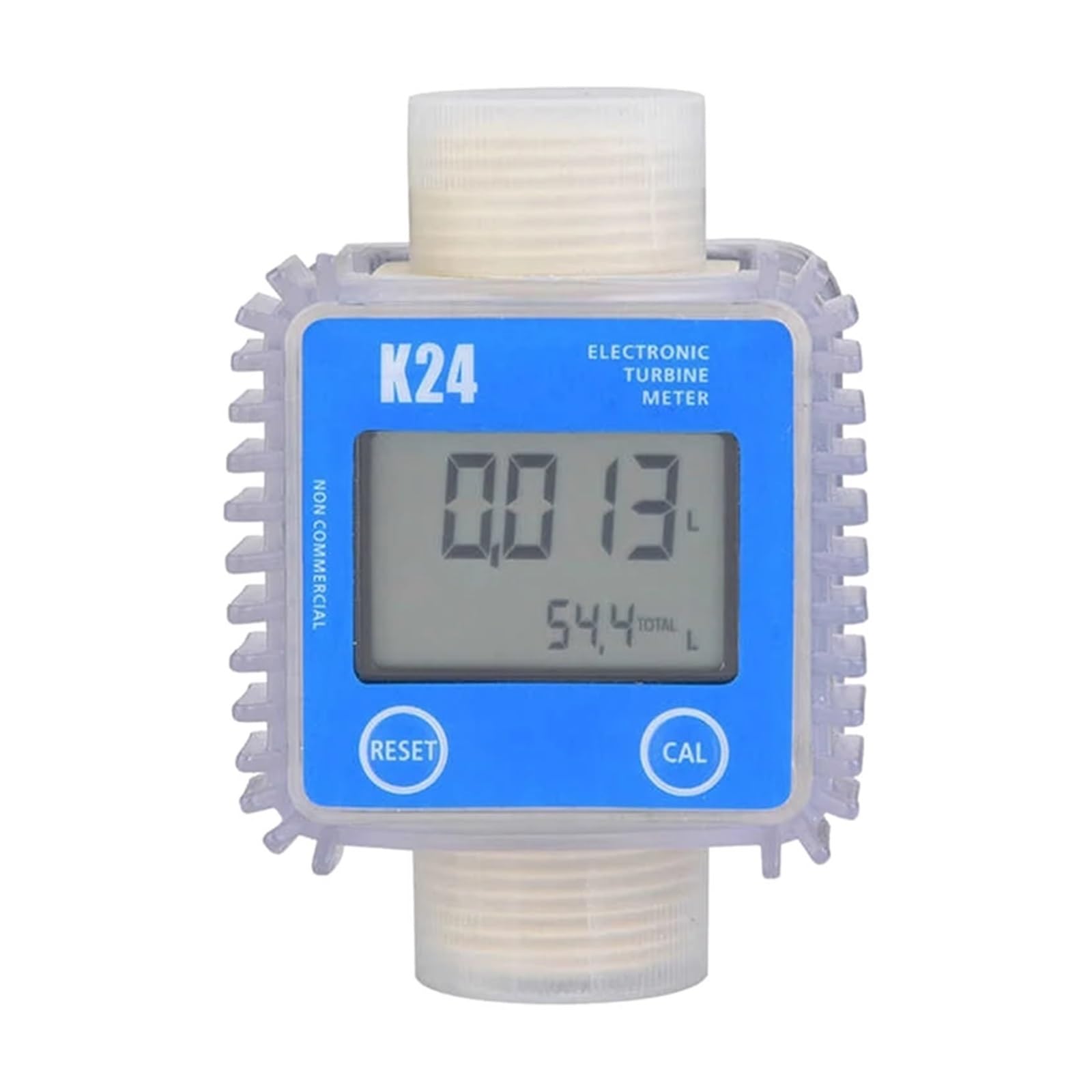 Contatore Acqua, Misuratore Di Portata Del Carburante Digitale K24 Da 1 Pezzo Gau LCD Misuratore Di Portata Del Carburante Prodotti Chimici Misuratori Di Portata Del Liquido Di Mare 'acqua Strumenti D