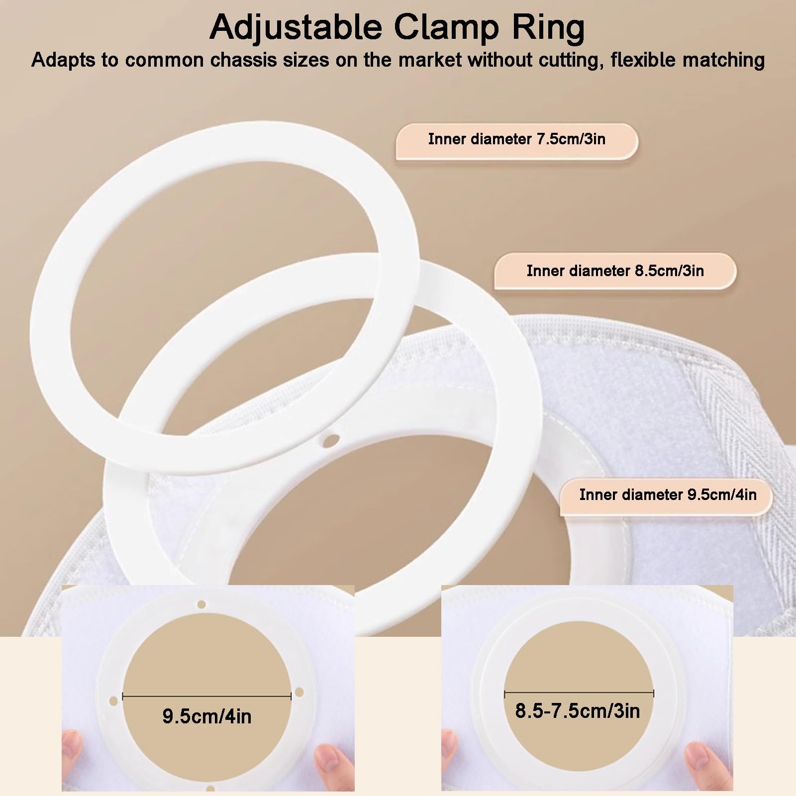 Fascia Addominale Post Operatoria, Fascia Elastica Lombare, Cintura Stoma, Fibbia Regolabile, Forma Aerodinamica, per Stomia, Colostomia, Ileostomia(M)