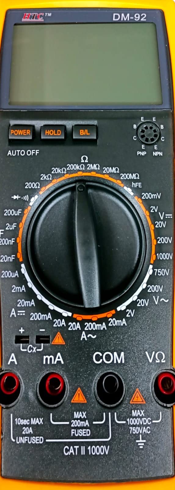 HTC Digital Multemeter DM-92(31/2MANUAL) Model: HTC-A6-picture-35
