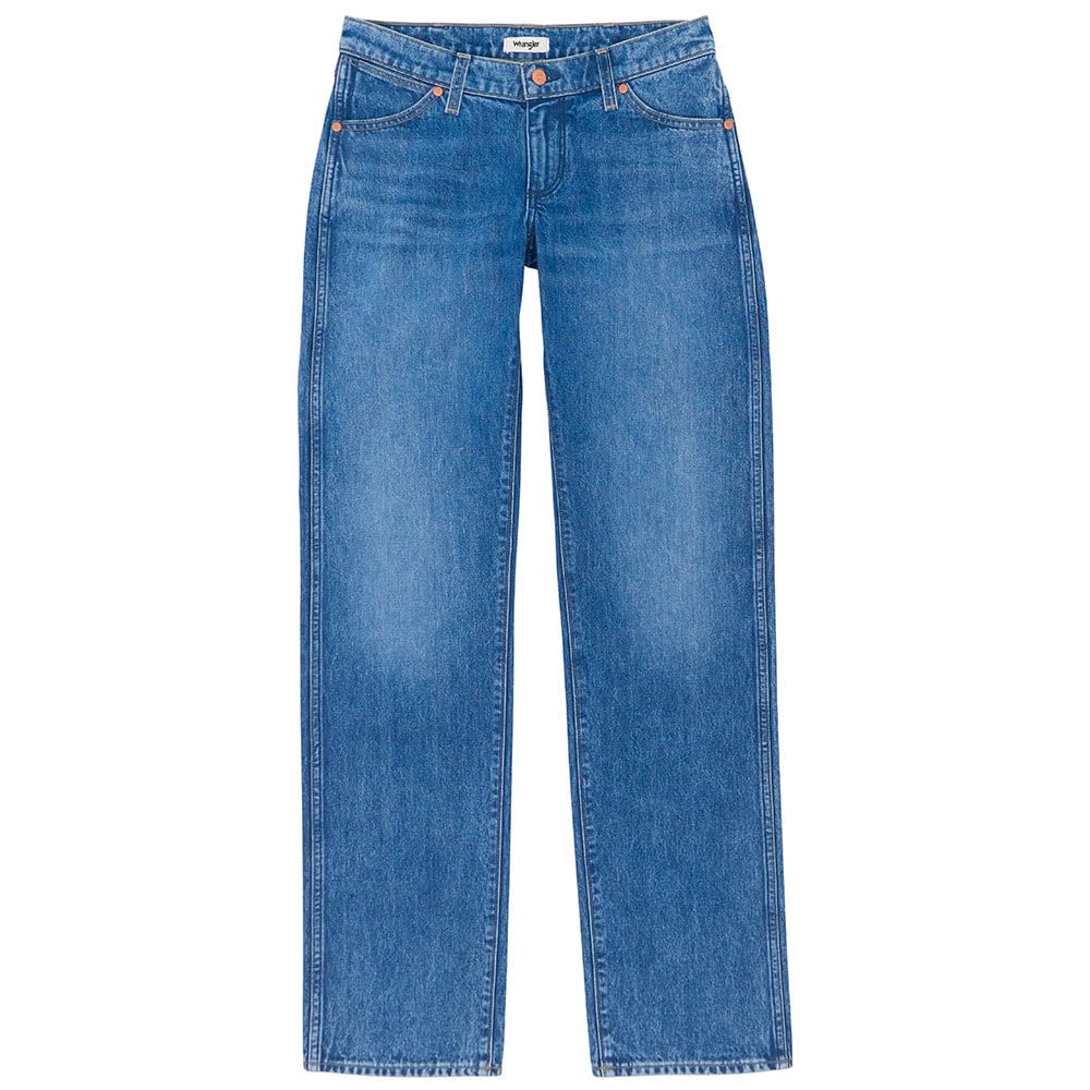 Wrangler - Jeans Donna - vestibilità Dritta - Low Rise Cowboy Jean - Lasso Lagoon