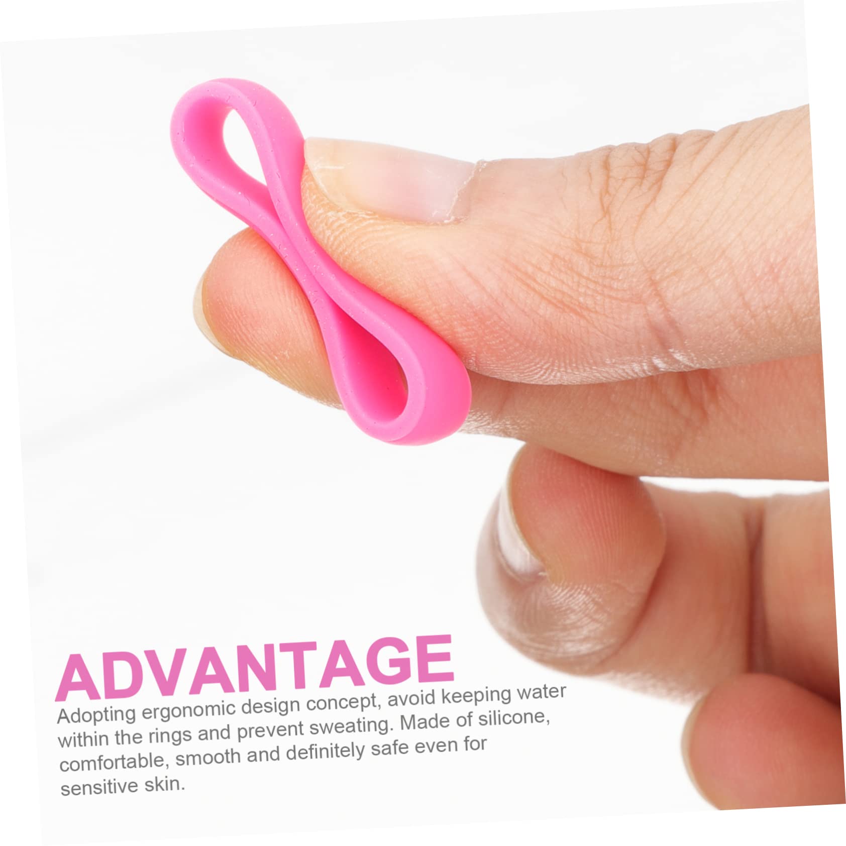 BESPORTBLE Anello Sportivo in Silicone Anello in Silicone i Fitness Da Donna i Sportivi Da Donna i in Liscio i in Unici Gel Di Silice