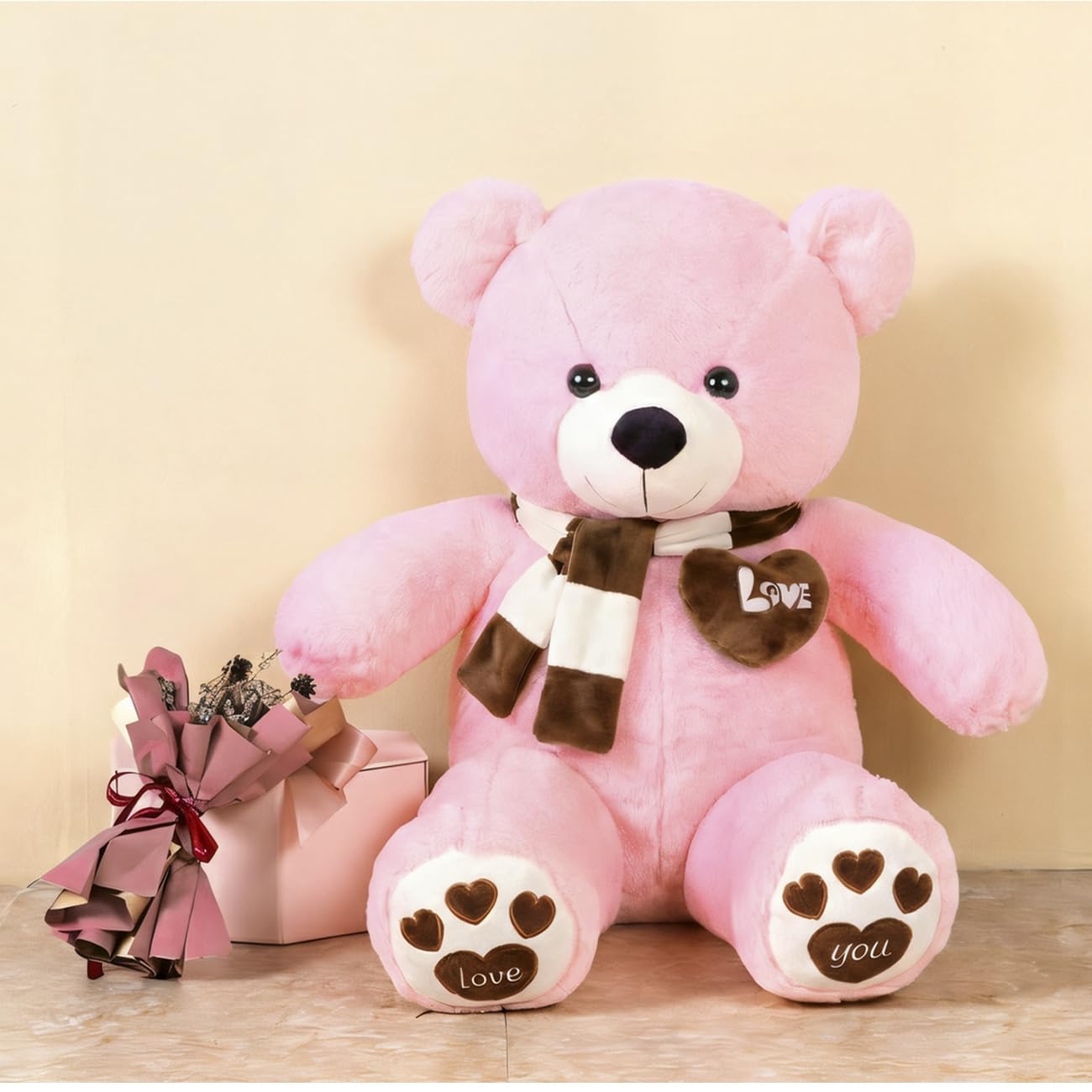 YunNasi Orso di Peluche Gigante Orsacchiotto Gigante | Morbido Peluche Giganti Bianco XL Bianca