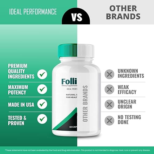 Miniatura 7 de Follixin Cápsulas de crecimiento del cabello, píldoras de suplemento de salud capilar Follixin, máxima fuerza, nutre el cabello Follixin, fortalece