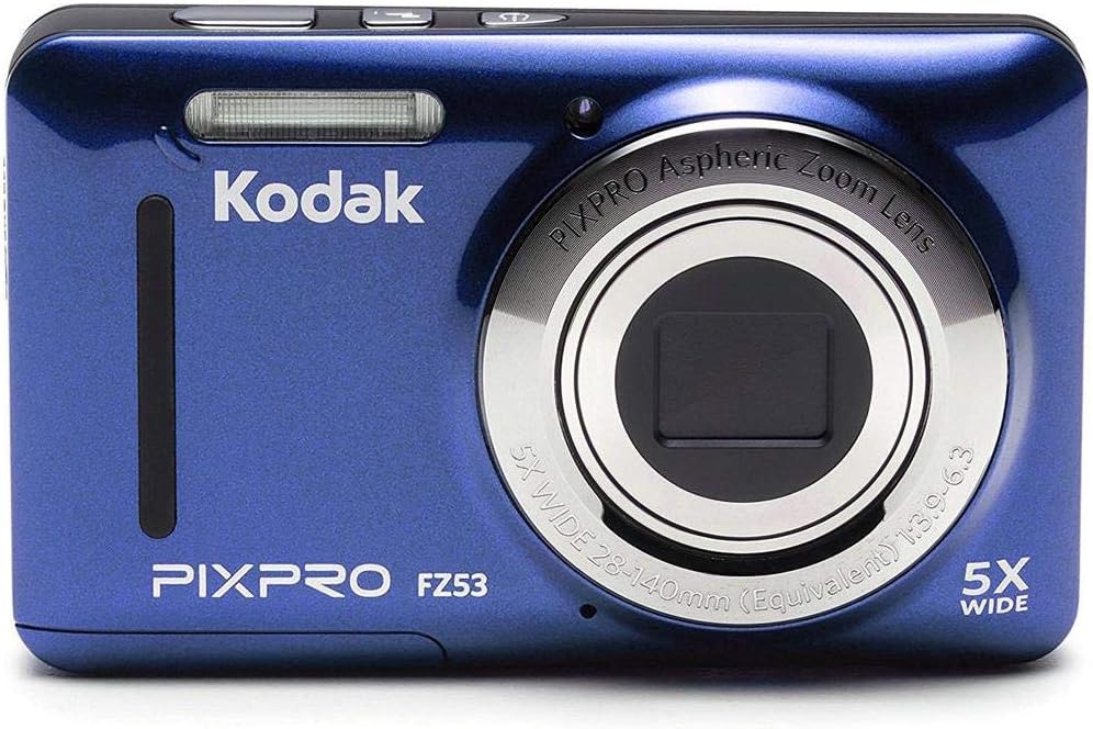 Kodak FZ53BL Point and Shoot Digital Camera with 2.7" LCD