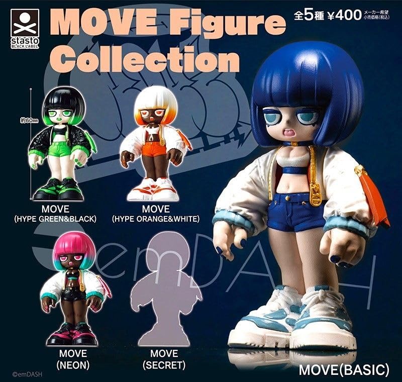 Amazon | シークレット含む全5種フルコンプセット MOVE Figure 