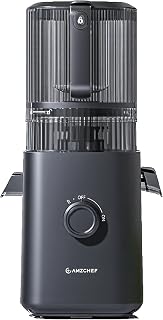 AMZCHEF Slow Juicer, 160 mm Einfüllöffnung für ganze Früchte und Gemüse