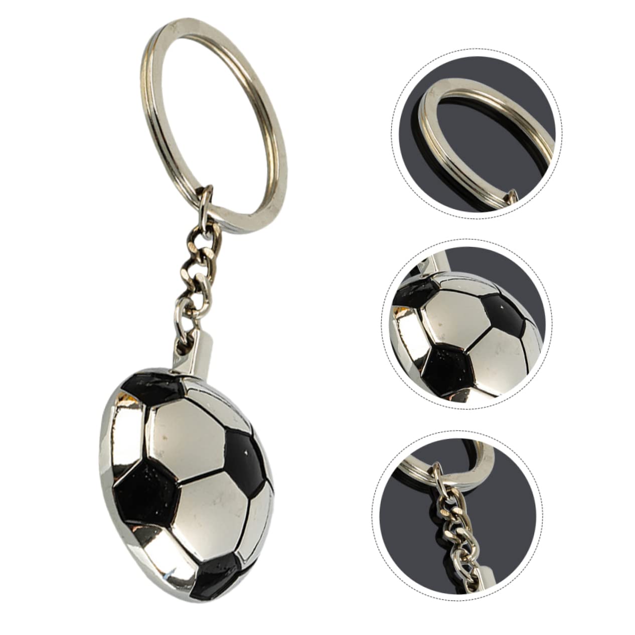 PACKOVE Llavero De Futbol Fútbol Póster Colgante Llaveros Decoraciones Recuerdo De Llavero Deportivo Llaveros Con Tema De Futbol Pequeños Aleación De Zinc