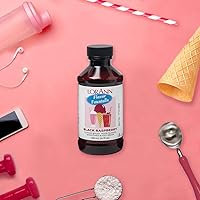 Vista 2 de LorAnn Fuente de sabor a frambuesa negra, botella de 4 onzas