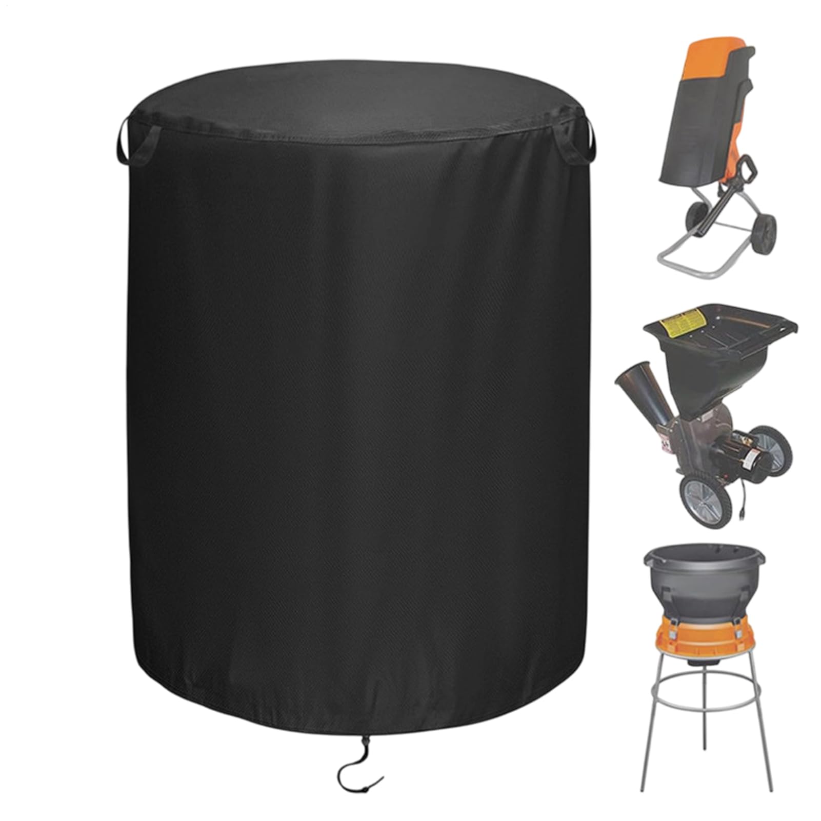 Housse de protection pour broyeur de feuilles électrique, protection contre les intempéries, fixation sûre et facile, 83,82 x 114,3 cm, accessoires de jardin