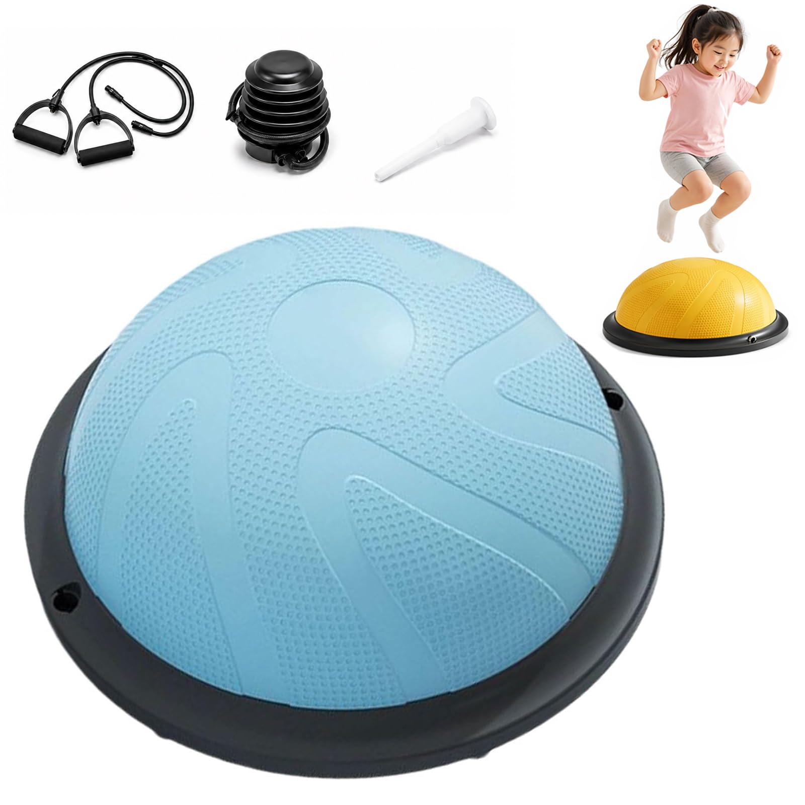 バランスボール 子供 バランスドーム 半円型 ハーフバランスボール 安定性 体幹…