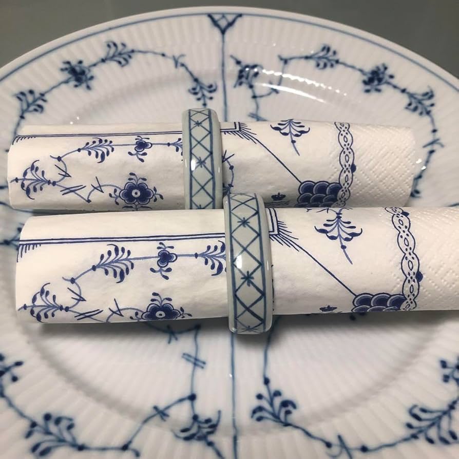 希少ロイヤルコペンハーゲンナプキンリングトランクェーバー2個セット 希少ロイヤルコペンハーゲンナプキンリングトランクェーバー2個セット