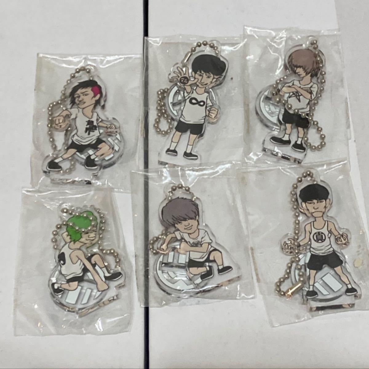 UVERworld アクリルキーホルダー 6点 コンプリート 未開封 商品詳細