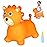 INPANY Bouncy Horse, Lion Hopper Toys, Toddlers Bouncing Animal, Kids Ride on Rubber Bouncer, Inflatable Jumping Horse, Outdoor Indoor Birthday Gifts for 2 3 4 Year Old Girls Boys