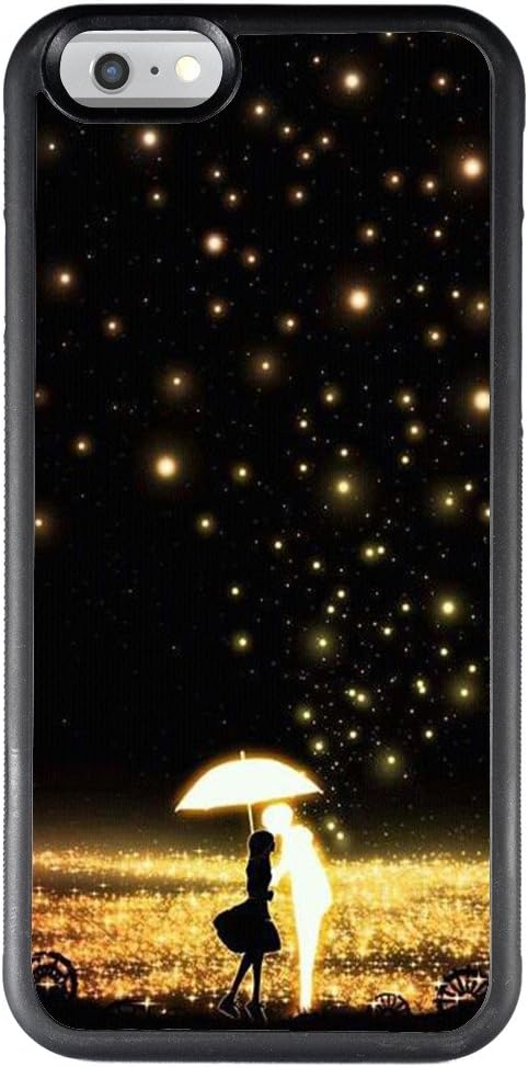 Starry sky iPhone 6s Plus 6 Plus Case Customized Design Pattern Soft Cover Anti-Scratch Flexible Durable Shockproof PC and TPU Protective Phone Case For iPhone 6s Plus 6 Plus-Black