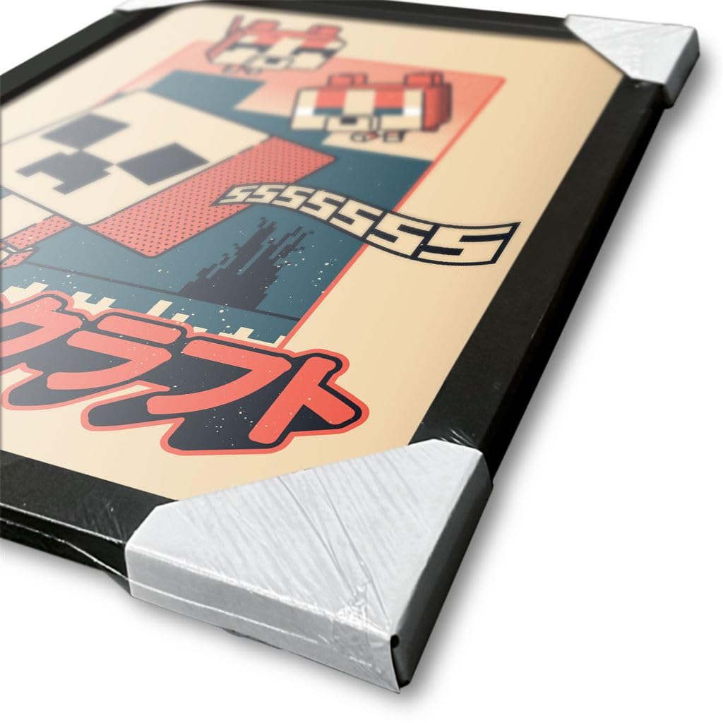 Pyramid International Minecraft (Chibi Comic) Collector Print (Framed) 30cm x 40cm - Image 4