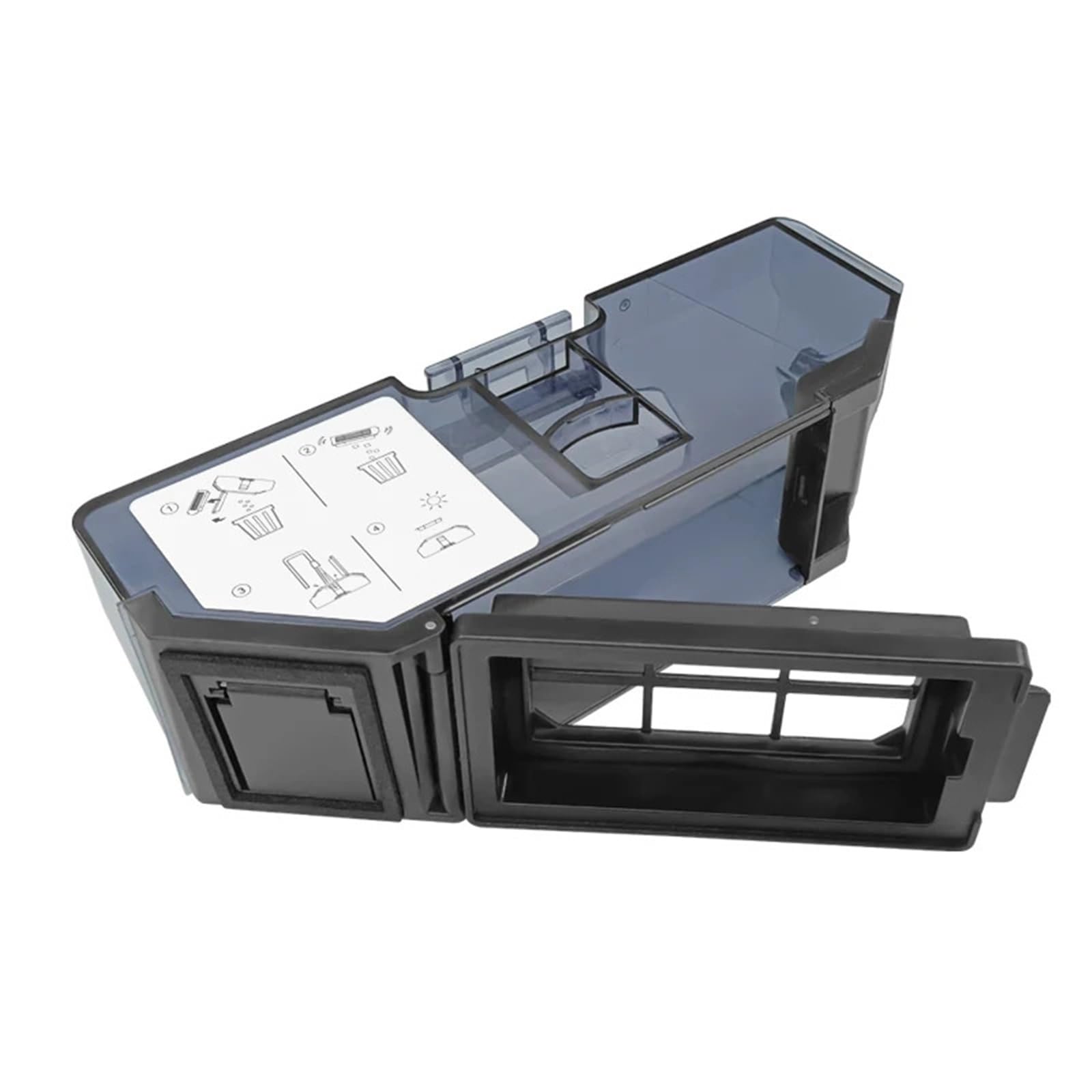 Compatible con Ecovacs, Depósito Polvo & Filtro T50, para Robot Asp