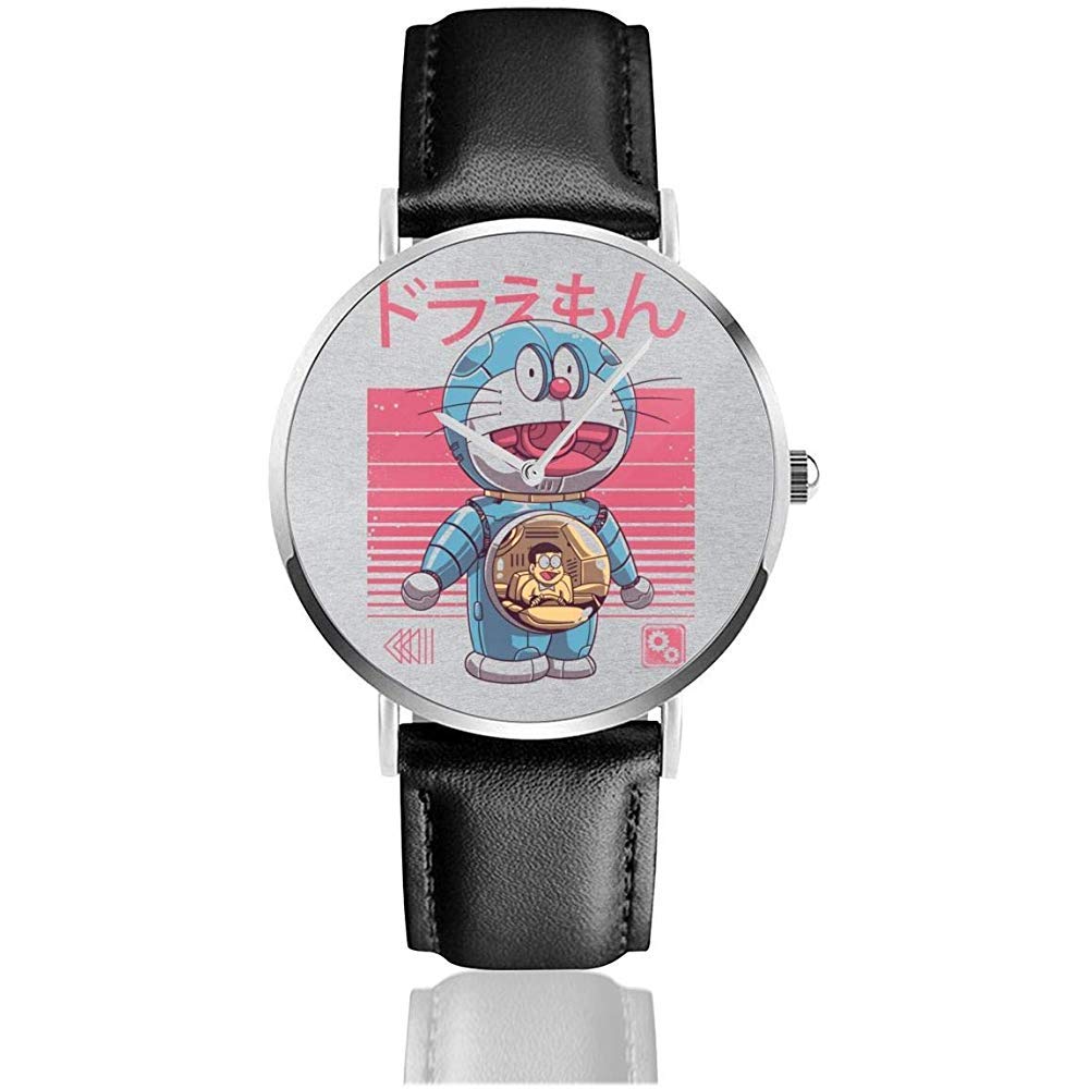 Unisex Doraemon Dorae Bot Watches Quartz Leather Watch With Black Leather Band Buy Online In Faroe Islands At Faroe Desertcart Com Productid