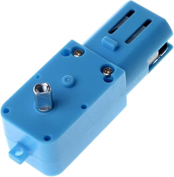 Qinlu-DC Motor DC 3V-6Vメタルギアモーターすべての金属/ハーフメタル単一軸ギアモーターロボットインテリジェントな車速減速機、 しっかりと構築された Size : All metal