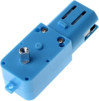 Qinlu-DC Motor DC 3V-6Vメタルギアモーターすべての金属/ハーフメタル単一軸ギアモーターロボットインテリジェントな車速減速機、 しっかりと構築された Size : All metal